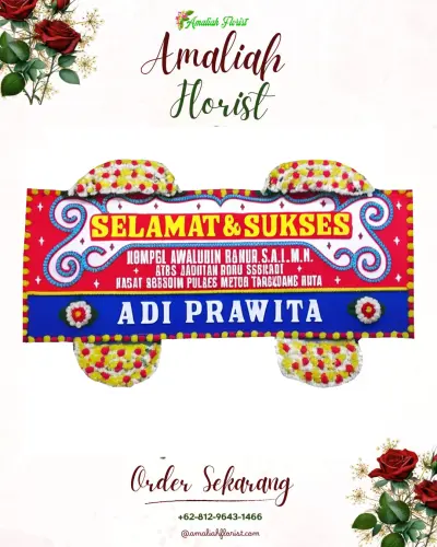 Karangan Bunga Ucapan Selamat di Gunung Panjang